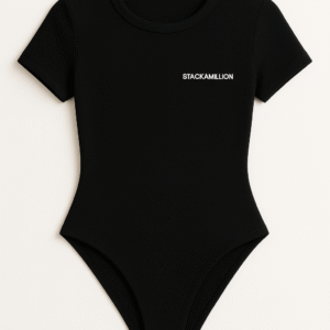 Women’s Shape Sculpted Short Sleeve Bodysuit - Black