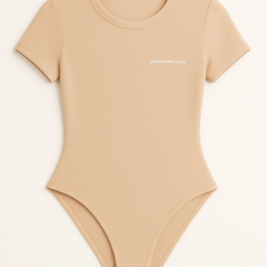 Women’s Shape Sculpted Short Sleeve Bodysuit – Nude