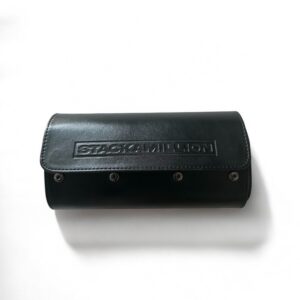 Leather Watch Roll  ( 3 Piece) 
- Black
