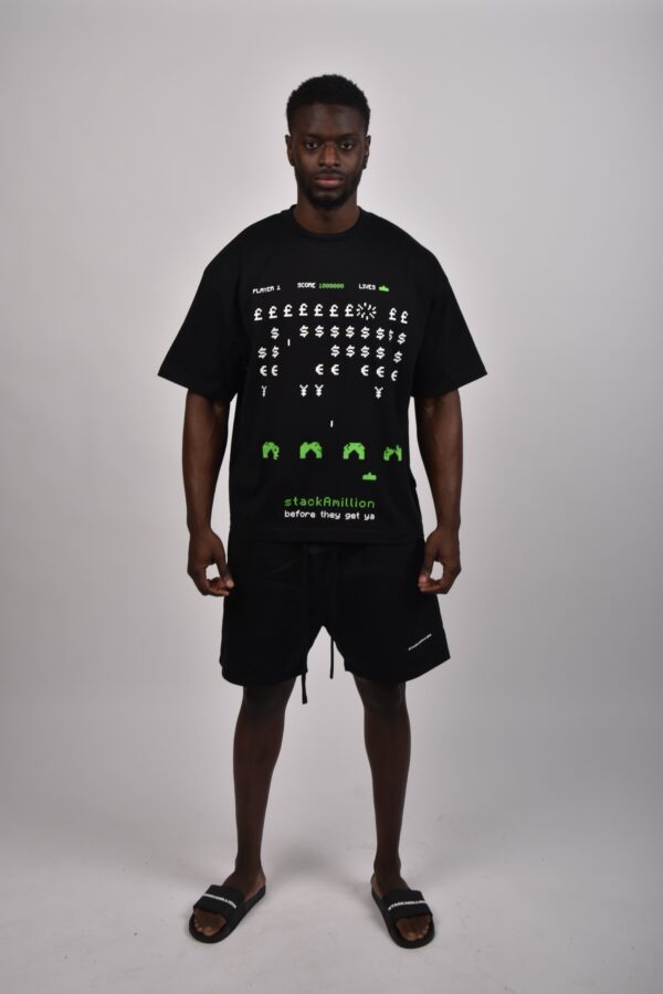 Space Invaders TEE - Black - Image 2