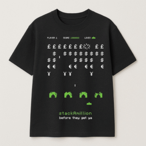 Space Invaders TEE - Black