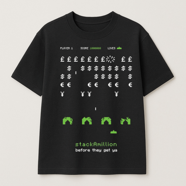 Space Invaders TEE - Black