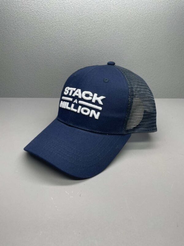 Company Logo Trucker Cap - Navy Blue - Image 2
