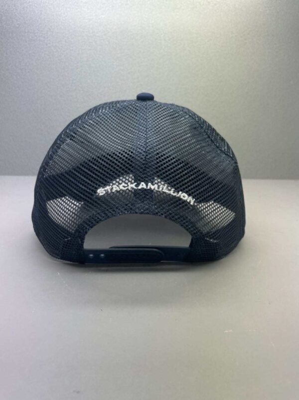 Company Logo Trucker Cap - Navy Blue - Image 4