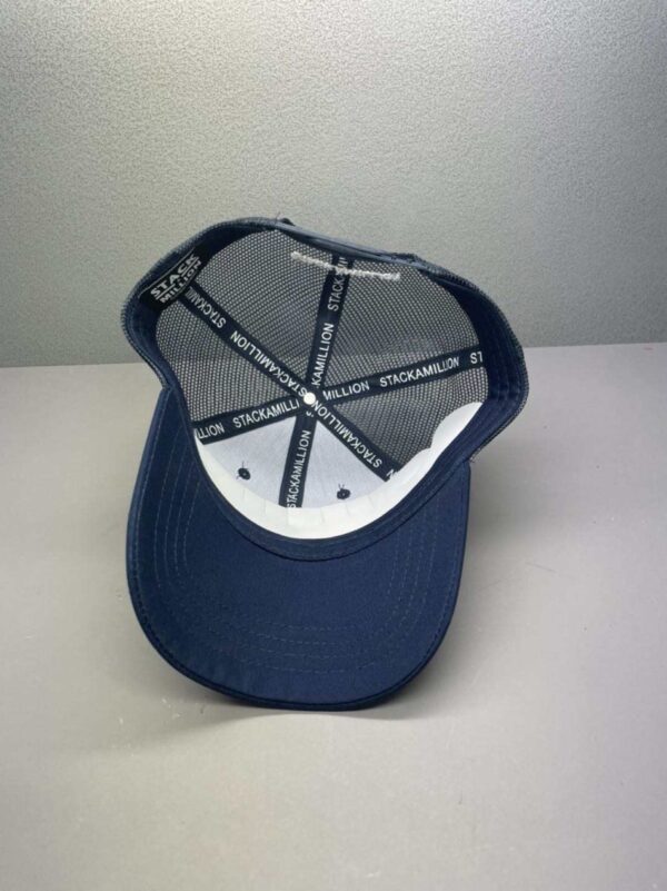 Company Logo Trucker Cap - Navy Blue - Image 3