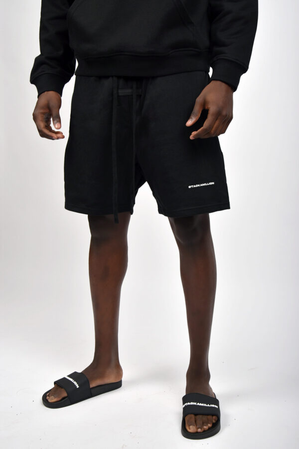 Logo Shorts - Black - Image 3
