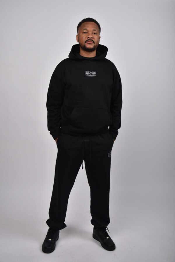 Company Logo Tracksuit Bottoms - Black - Image 2