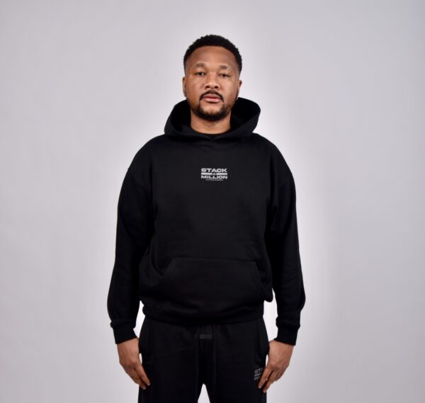 Company Logo Tracksuit Hoodie - Black