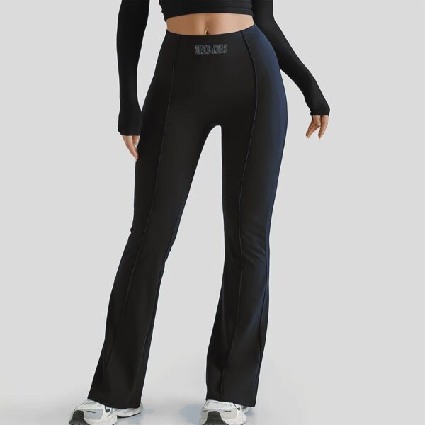 STACKS ANGELS YOGA FLARED PANTS -  BLACK
