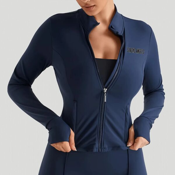 STACKS ANGELS YOGA JACKET -  NAVY BLUE