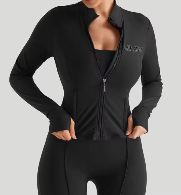 STACKS ANGELS YOGA JACKET -  BLACK