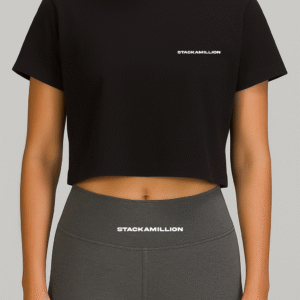 Women’s Logo Basic Cropped TEE - Black