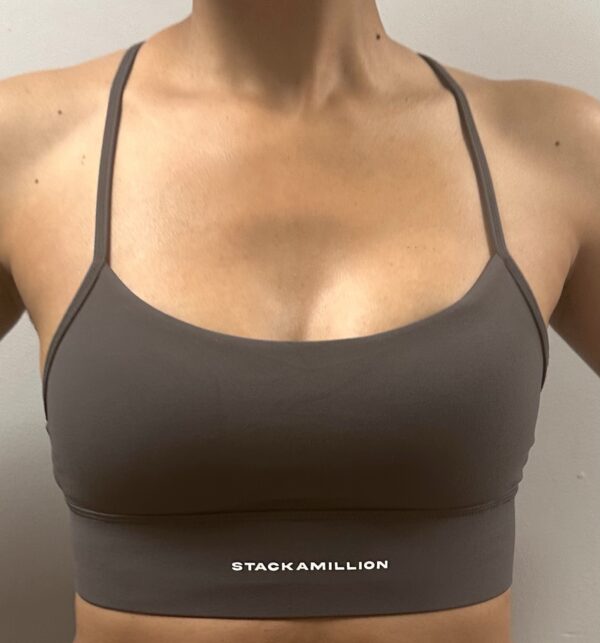 Women’s Definition Sport Bra - Graphite Ash (Limited Edition) - Image 2