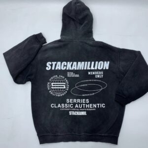 Members Only Hoodie - Acid Wash + Reflective