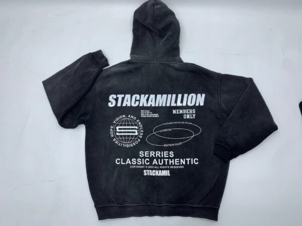 Members Only Hoodie - Acid Wash + Reflective