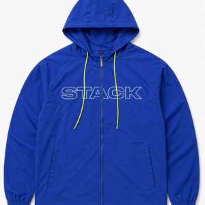 STACK TRACKSUIT WINDRUNNER JACKET - NAVY BLUE