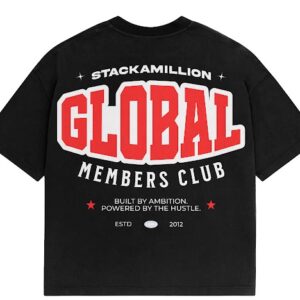 Global Members Club Tshirt - Black