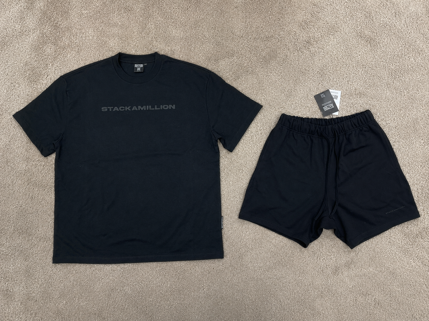Logo Basic TEE - V3 - Black x Black - Image 2